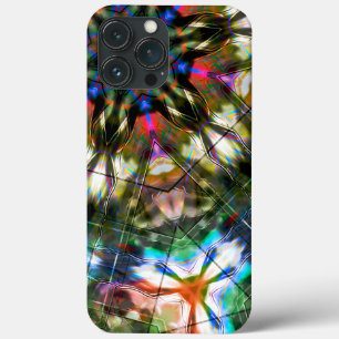 Dark kaleidoscope in acrylic style iPhone 13 pro max case