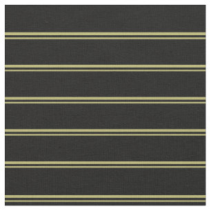 Dark Khaki and Black Coloured Pattern Fabric