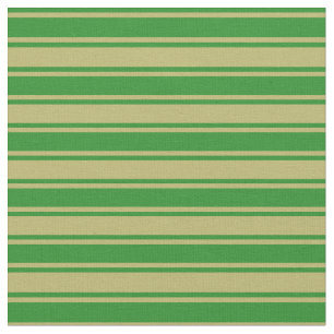Dark Khaki & Forest Green Stripes/Lines Pattern Fabric