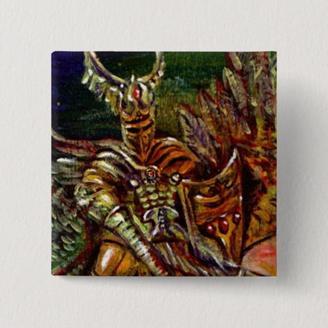 DARK KNIGHT 2 INCH SQUARE BUTTON (Front)