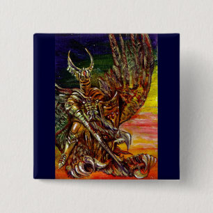 DARK KNIGHT 2 INCH SQUARE BUTTON