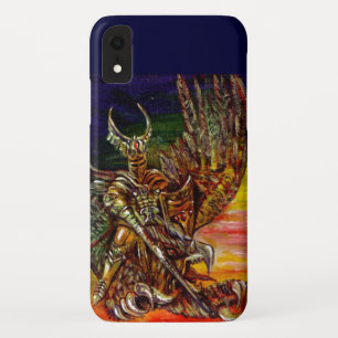DARK KNIGHT AND DRAGON Fantasy iPhone XR Case