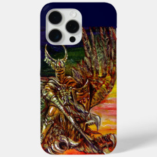 DARK KNIGHT AND DRAGON Fantasy iPhone 15 Pro Max Case