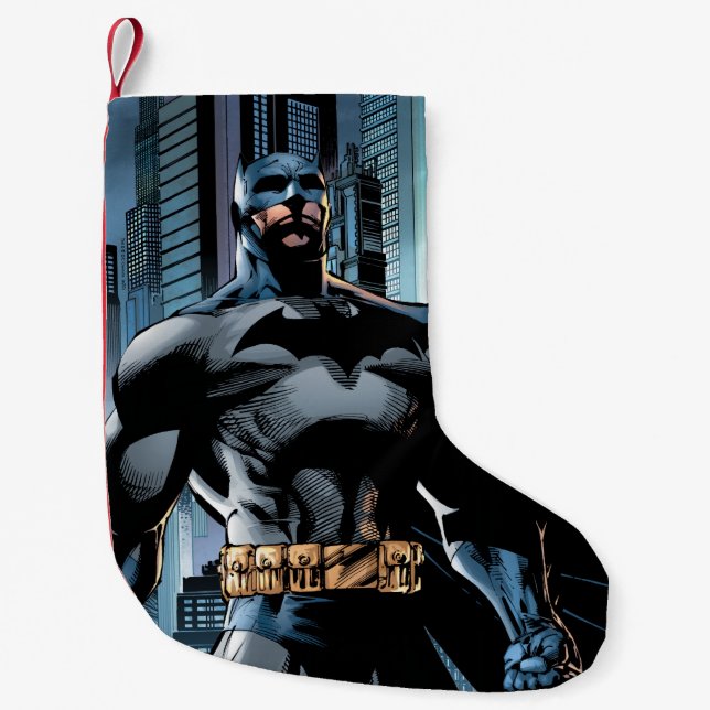 Dark Knight Night Small Christmas Stocking (Front)