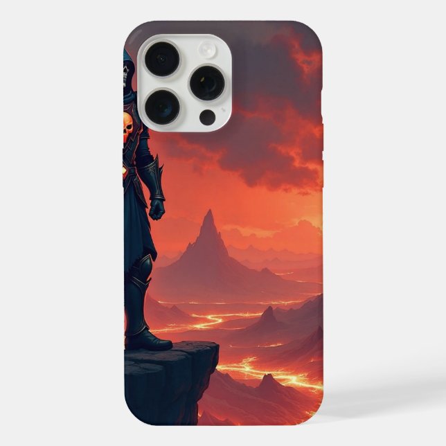 Dark Knight of Flame iPhone Case (Back)