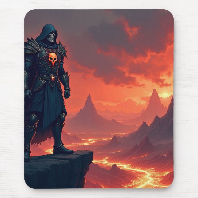 Dark Knight of Flame Mouse Pad (Front)