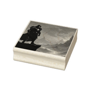 Dark Knight of Flame Rubber Stamp