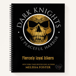 Dark Knights Logo  Notebook - 8.5" l x 11" w