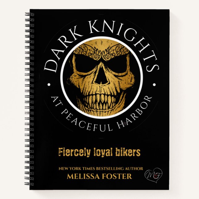 Dark Knights Logo  Notebook - 8.5" l x 11" w (Front)