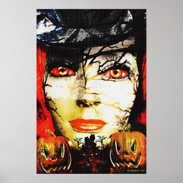 Dark Lady of Halloween Poster (Front)