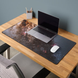 Dark Lanes Of Dust Crisscross Centaurus A Galaxy. Desk Mat