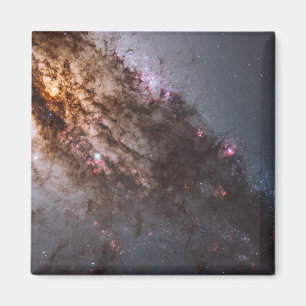 Dark Lanes Of Dust Crisscross Centaurus A Galaxy. Magnet