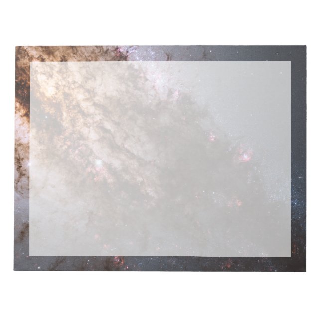 Dark Lanes Of Dust Crisscross Centaurus A Galaxy. Notepad (Front)