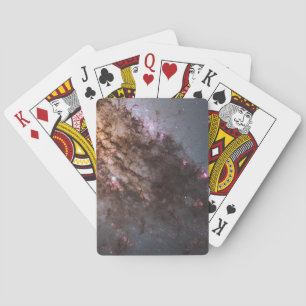 Dark Lanes Of Dust Crisscross Centaurus A Galaxy. Playing Cards