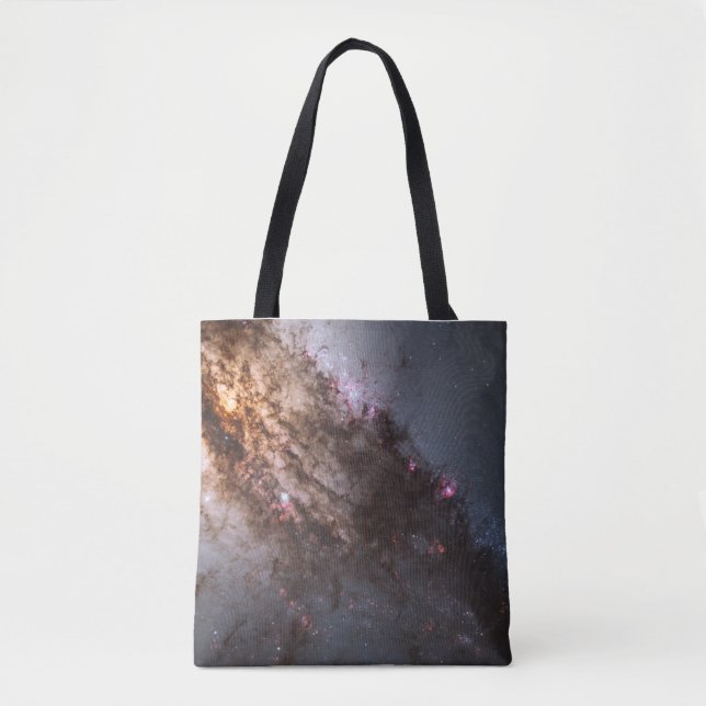 Dark Lanes Of Dust Crisscross Centaurus A Galaxy. Tote Bag (Front)