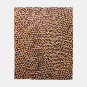 dark leather background fleece blanket