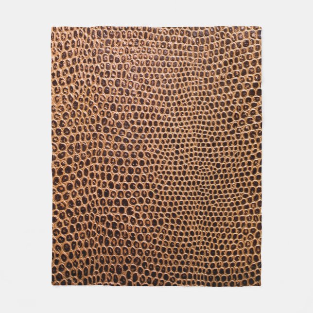 dark leather background fleece blanket (Front)
