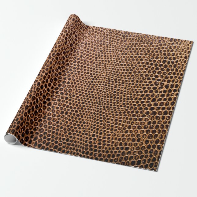 dark leather background wrapping paper (Unrolled)