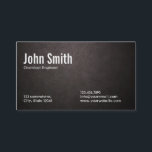 Dark Leather Chemical Engineer Business Card<br><div class="desc">Dark Leather Chemical Engineer Business Card.</div>