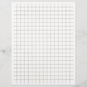 Dark line grid, graph paper letterhead