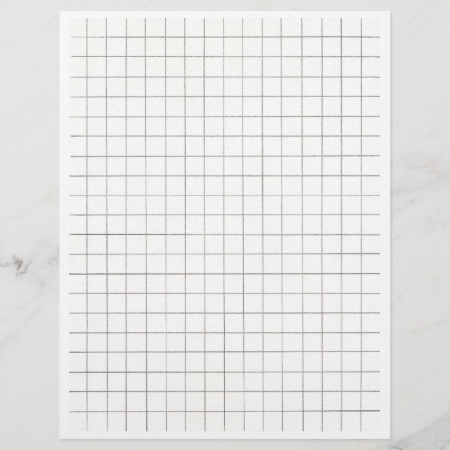 Dark line grid, graph paper letterhead (Front)