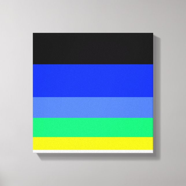 Dark lines canvas print (Front)