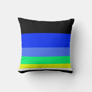 Dark lines throw pillow