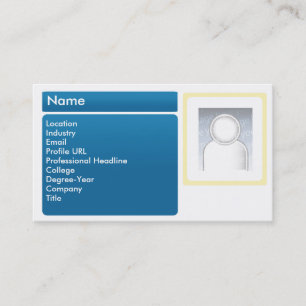 Dark LinkedIn - Business Business Card