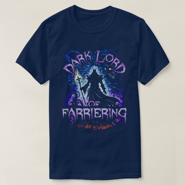 Dark Lord Of Farriering T-Shirt (Design Front)