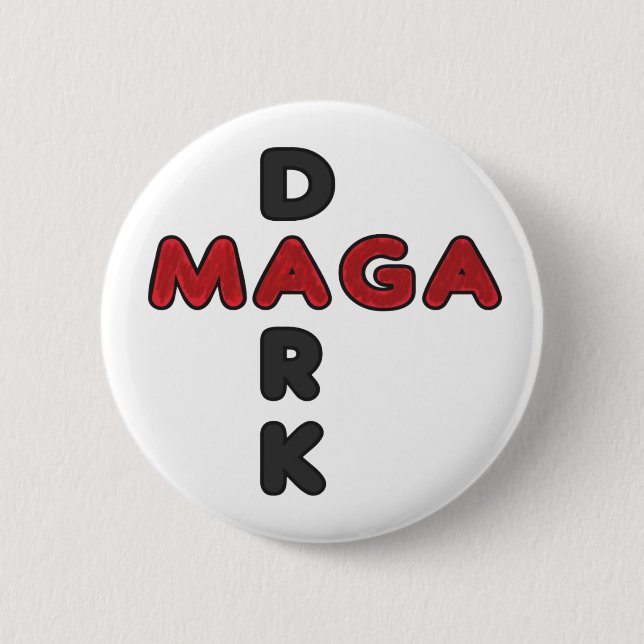 Dark MAGA 2 Inch Round Button (Front)