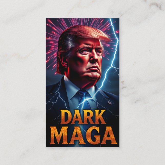Dark MAGA Business Card (Front)