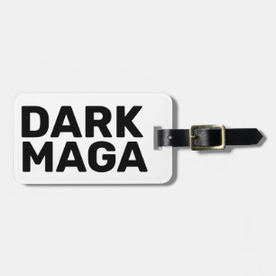 Dark Maga Funny Halloween Trump Elon 2024 Luggage Tag