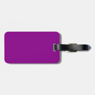 Dark Magenta Blank for Personalization Luggage Tag