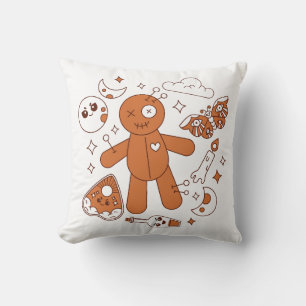 Dark Magic Elements Throw Pillow