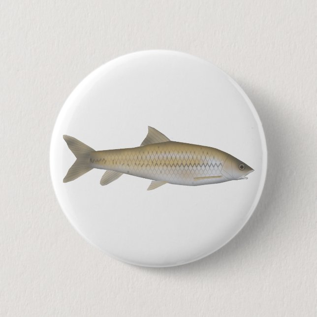 Dark Mahseer 2 Inch Round Button (Front)