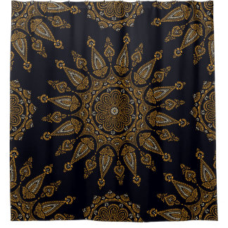 Dark mandala pattern: abstract artistic design