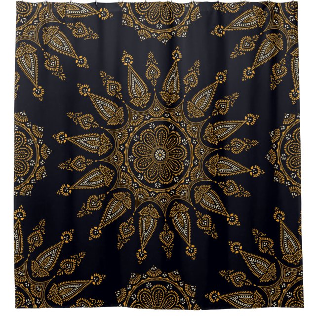 Dark mandala pattern: abstract artistic design (Front)