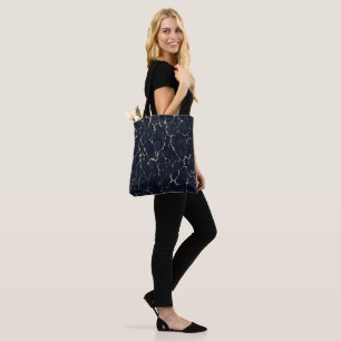 Dark Marble Pattern Abstract Alcohol Ink Style 1 Tote Bag