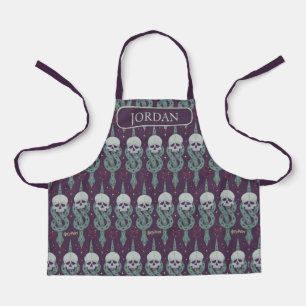Dark Mark Geometric Icon Pattern Apron