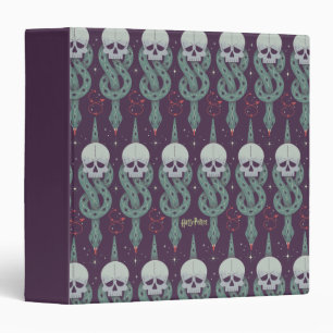 Dark Mark Geometric Icon Pattern Binder