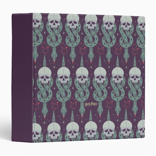 Dark Mark Geometric Icon Pattern Binder (Front/Spine)