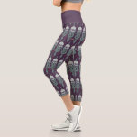 Dark Mark Geometric Icon Pattern Capri Leggings<br><div class="desc">Embrace the darker side of the wizarding world with this bold Dark Mark inspired pattern design. Featuring an all-over repeat of skulls entwined with serpents, magical symbols, and subtle sparkling accents, this striking artwork captures the mysterious and powerful aesthetic associated with the Dark Arts. Set against a deep, moody background,...</div>