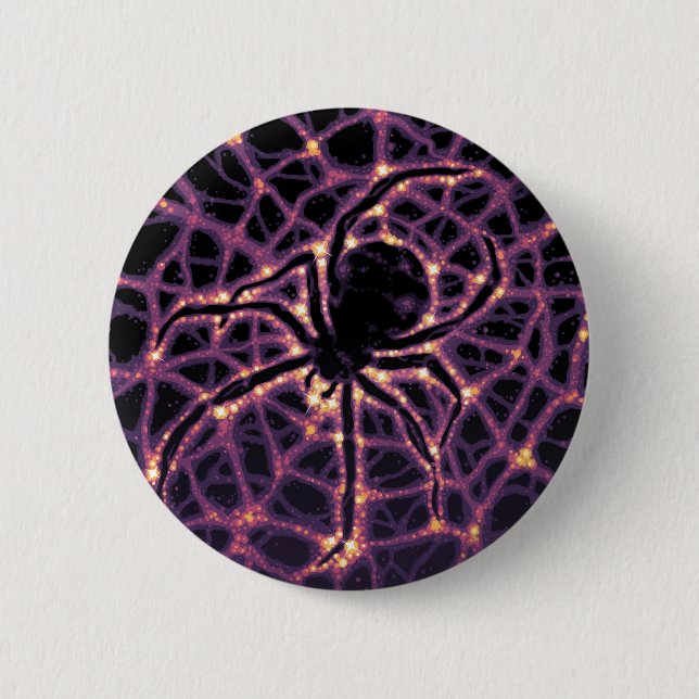 Dark Matter Poster. 2 Inch Round Button (Front)