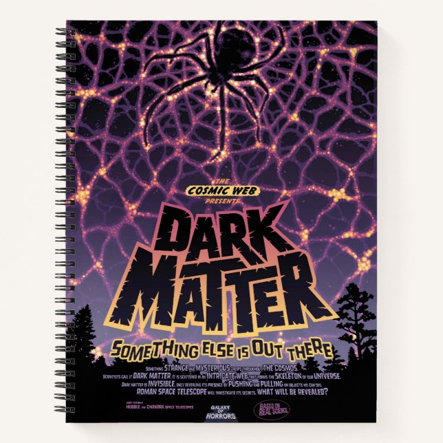 Dark Matter Poster. Notebook (Front)
