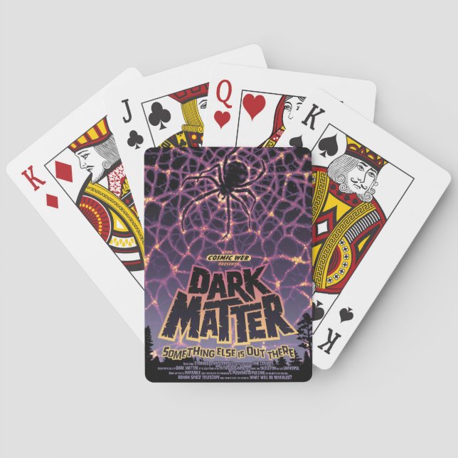 Dark Matter Poster. Playing Cards (Back)