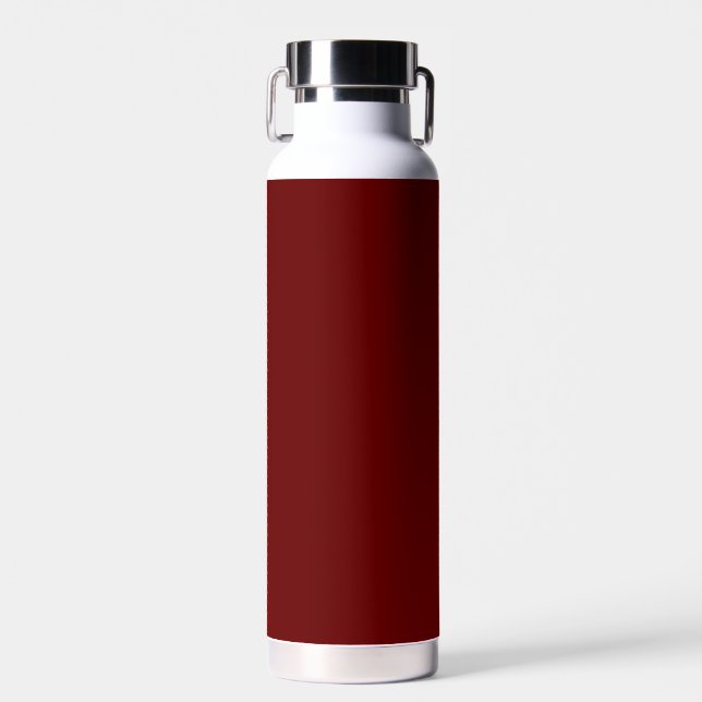 Dark Mauve,Dull Purple,Ironstone, Water Bottle (Front)