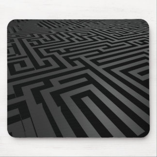 Dark Maze Mouse Pad