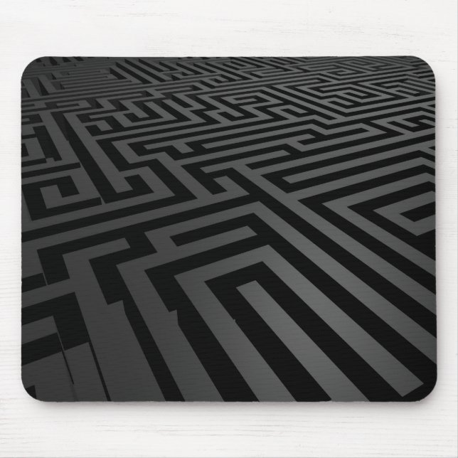 Dark Maze Mouse Pad (Front)