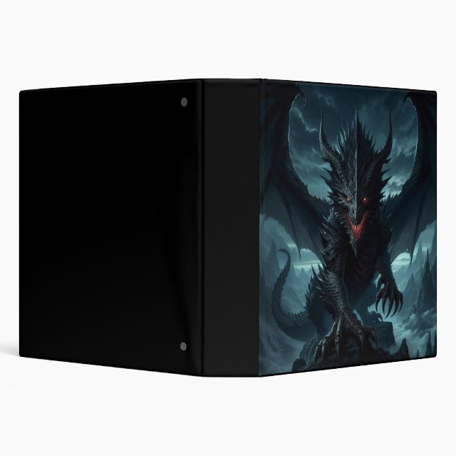 Dark, Medieval Dragon  Binder (Background)