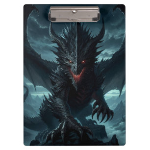 Dark, Medieval Dragon  Clipboard